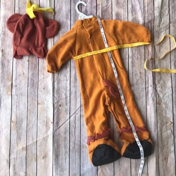 Rubie's Monkey Costume NEW 0-6 mo Brown Yellow - Picture 7 of 7